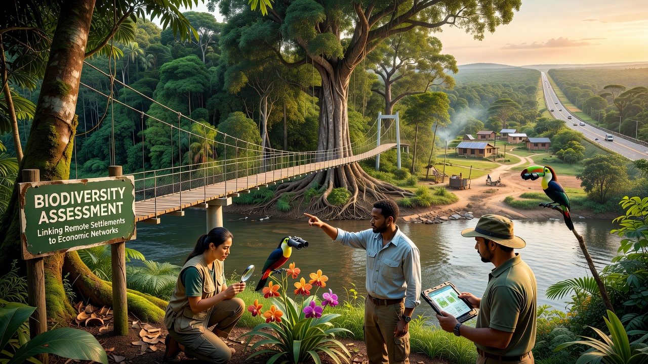 Biodiversity Assessments Inform Infrastructure Developments Linking Remote Settlements to Broader Economic Networks
